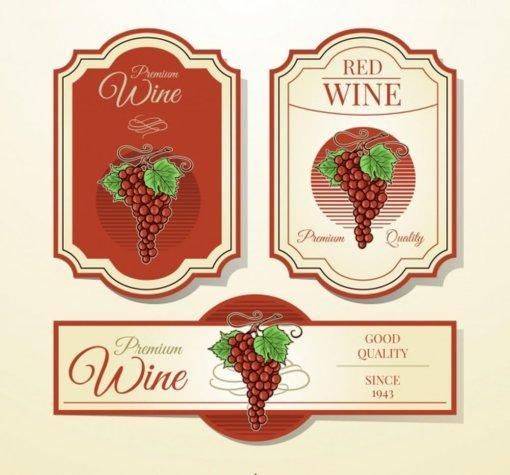 Етикетки для вина
