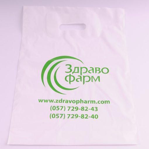 Полиэтиленовый пакет (банан) с логотипом